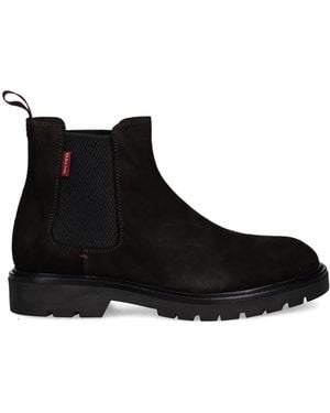 Paul Smith Suede Chelsea Boots - Black