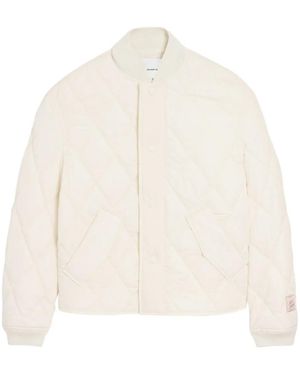 Ami Paris Crinkled Padded Jacket - White