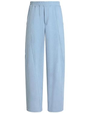 Dolce & Gabbana Treated Jersey Trousers - Blue