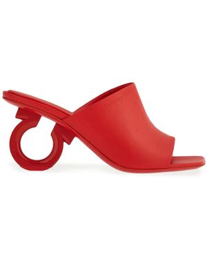 Ferragamo Astro Sandals - Red