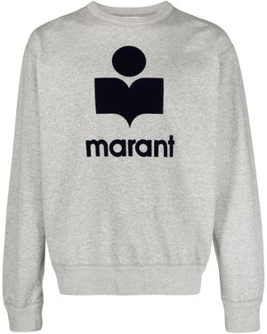 Isabel Marant Mikoy ロゴ スウェットシャツ - グレー