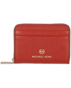 Michael Kors Portemonnee Met Logoplakkaat - Rood