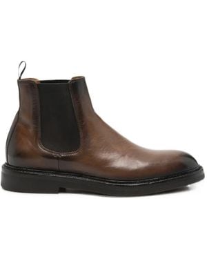 Officine Creative Dude Flexi Chelsea Boots - Brown