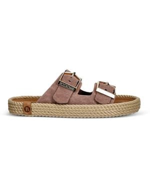 Bohonomad Buckle-Fastening Rope-Trimmed Espadrilles - Brown