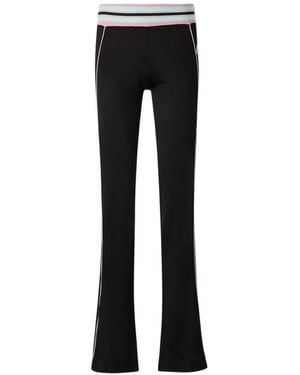 Off-White c/o Virgil Abloh Striped-Waistband Trousers - Black