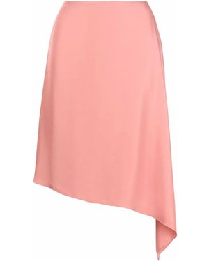 Theory Asymmetric-Hem Skirt - Pink