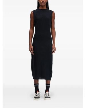 Osklen Midikleid Aus Wolle - Schwarz