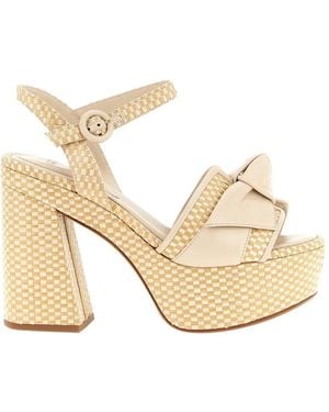 Alexandre Birman Maxi Clarita Platform Sandals - Metallic