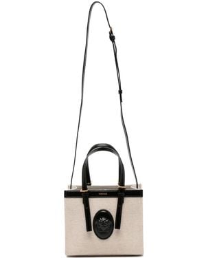 Versace Mini Rivière Medusa Cameo Tote Bag - White