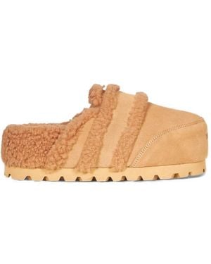 Inuikii Cosy Shearling-Trim Mules - Multicolour