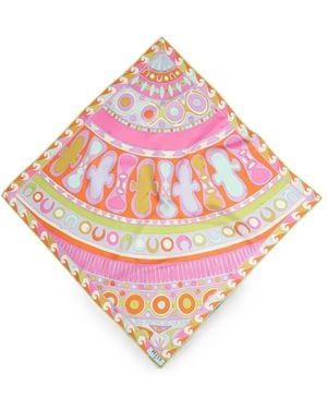 PUCCI Abstract-Print Scarf - Pink