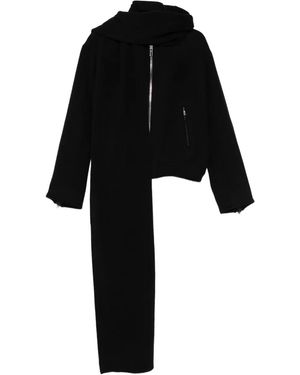 Blumarine Giaccone Zip-Up Bomber - Black