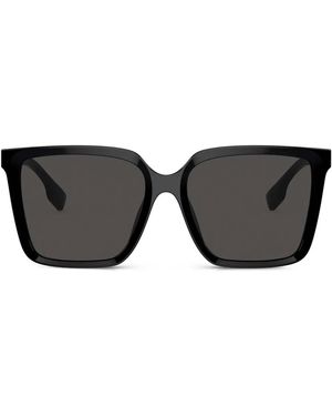 Burberry Sonnenbrille Mit Logo-Print - Schwarz