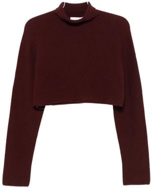 Christian Wijnants Kavin Cropped-Pullover - Rot