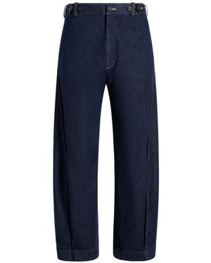Public School Empire Pleated Jeans - Blue