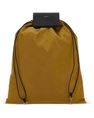 Saint Laurent Flap Closure Tote Bag - Green