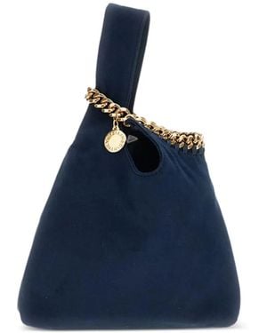 Stella McCartney Borsa Tote Con Catena - Blu