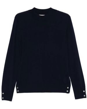 IVORY PARIS Button-Detail Jumper - Blue