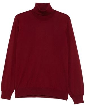 Brunello Cucinelli Turtleneck Sweater - Red