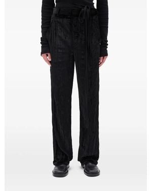 Ann Demeulemeester Relaxed-Fit Trousers - Black