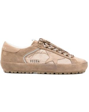 Golden Goose Super Star Ski Suede Trainers - Pink