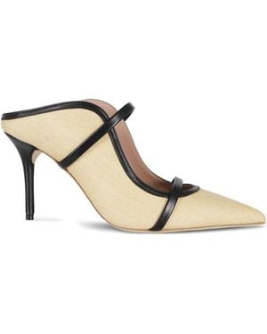 Malone Souliers 85Mm Maureen Heeled Mules - Natural