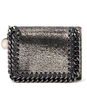 Stella McCartney Falabella Tri-Fold Wallet - Grey