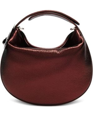 Genny Mini Fortune Metallic-Effect Tote Bag - Brown