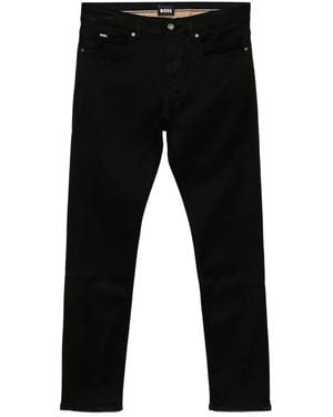 BOSS Pantaloni Delaware Slim - Nero