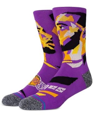 Stance Lebron-james クルー 靴下 - パープル