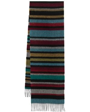 Paul Smith Fuzzy Signature Scarf - Multicolour