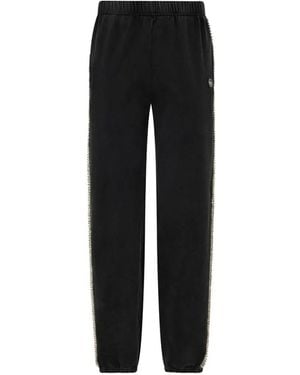 Philipp Plein Strass Cotton Joggers - Black