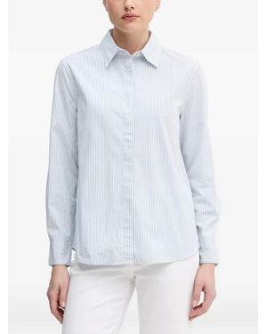 Benetton Vertical-Stripe Shirt - White
