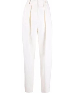 Magda Butrym Tapered High-Waisted Pants - White