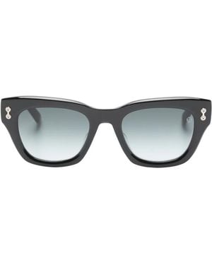 Akoni Lunettes De Soleil Nebula À Monture Géométrique - Noir