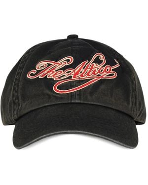 The Attico Baseballkappe Mit Logo-Stickerei - Schwarz