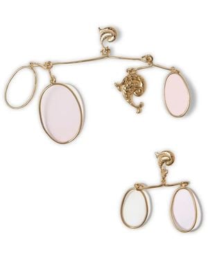 Emilio Pucci Chandelier Earrings - White