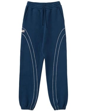SUMMER GAMES Piping Track Trousers - Blue