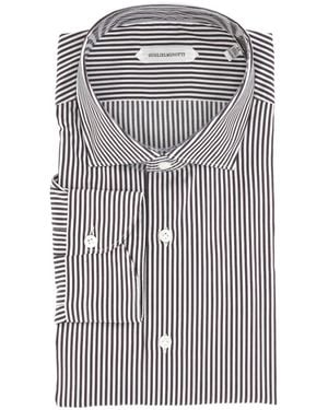 Guglielminotti Striped Shirt - Gray