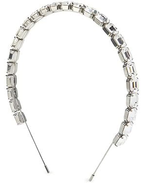Maison Michel Taylor Crystal-Embellishment Headband - Metallic