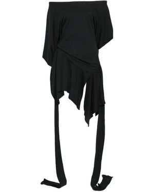 MISBHV Holywood Baby Asymmetric Midi Dress - Black