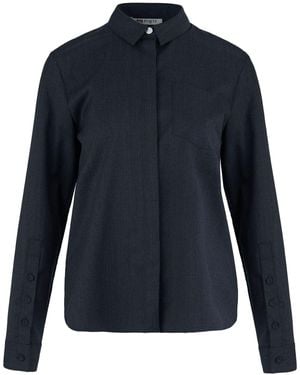 Ports 1961 Iconic Wool Shirt - Blue