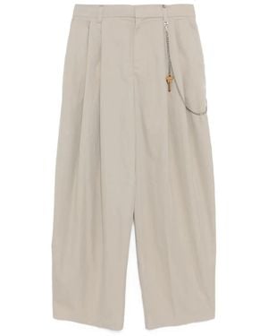 Alexander Wang Hose mit Kettendetail - Weiß