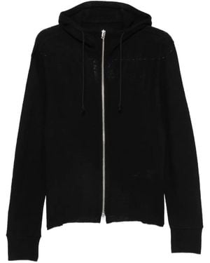 Tonywack Hoodie Zippé À Lien De Resserrage - Noir
