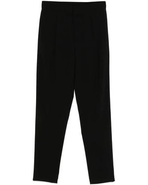 Giorgio Armani Virgin Wool Trousers - Black