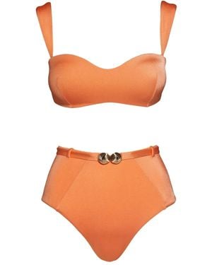 Noire Swimwear シーシェルチャーム ビキニ - ピンク
