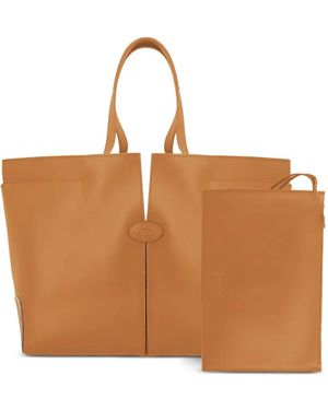 Tod's Di Bag Folio ハンドバッグ M - ブラウン