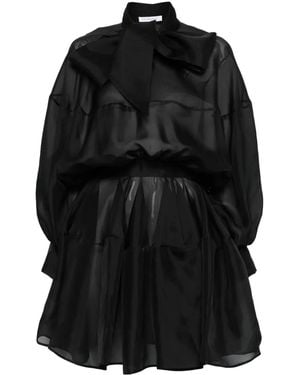 Viktor & Rolf ボウタイ ミニドレス - ブラック