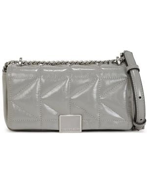 Karl Lagerfeld Small K/Kuilt Cross Body Bag - Grey