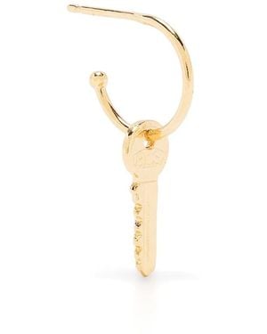 Wouters & Hendrix Key Hook Single Earring - White